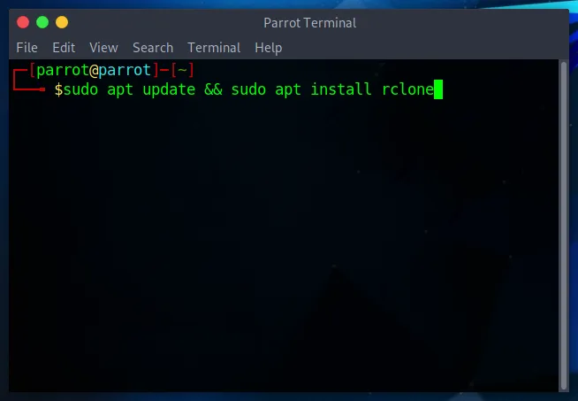 rclone usage