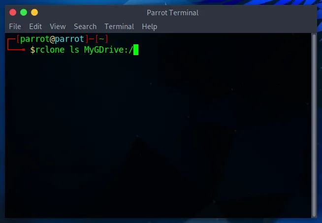 rclone usage