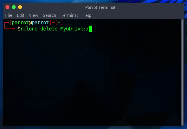 rclone usage